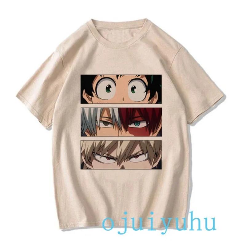 My Hero Academia Размер Футболка УнисексЖенская Тодороки Футболка Boku No Hero Academia Графические Топы Аниме Бакуго Химико Тога Футболка