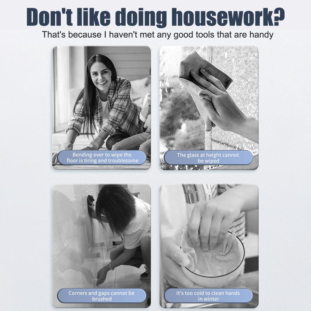 Cordless Electric Spin Scrubber 2 Speeds Power Cleaning Brush Scrubber with 7 Replaceable Brush