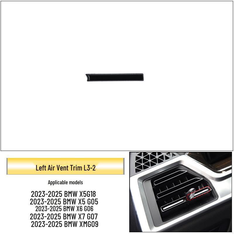 Комплект для ремонта воздуховодов BMW X5/X6/X7: Вал ручки регулировки и рамка панели