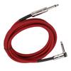 JORINDO Electric Guitar Amp Cable 6.35mm Musical Instrument   Cord Connection 1/4in Red
