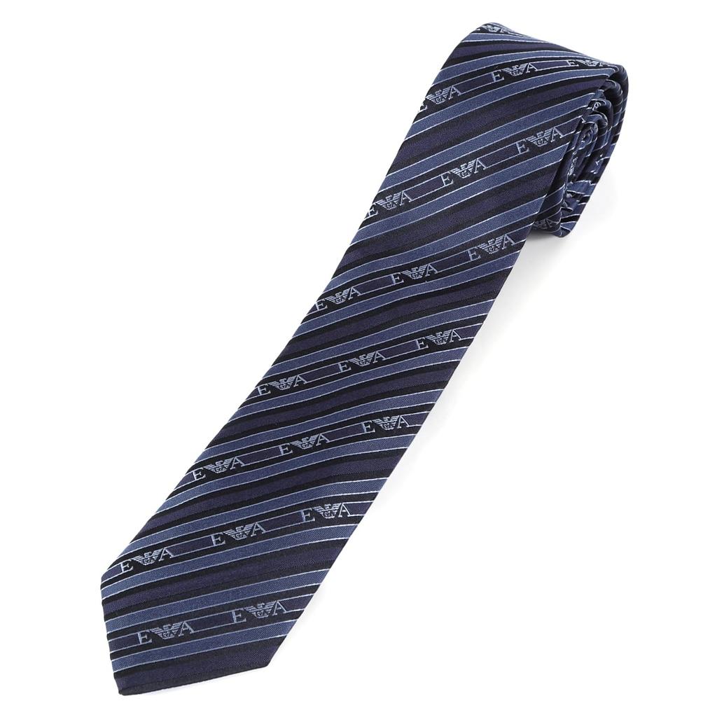 EMPORIO ARMANI Узкий галстук EA60 Дымчато-голубой (EA60-22 8P617-00532) [Использовал]