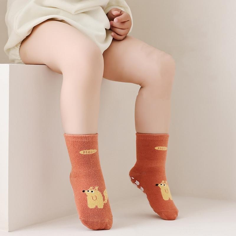 Baby Socks Cartoon Toddler Anti Slip Cotton Floor Socks for Girls Newborn Boys Cute Anti Slip Accessories Four Spring Autumn