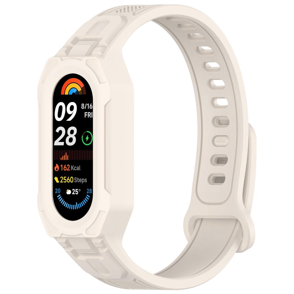 Ремешок+Чехол для Xiaomi Mi Band 10 9 8 NFC miband Аксессуары для часов Спортивный силиконовый браслет Наручный ремешок pulseira correa Mi band 10