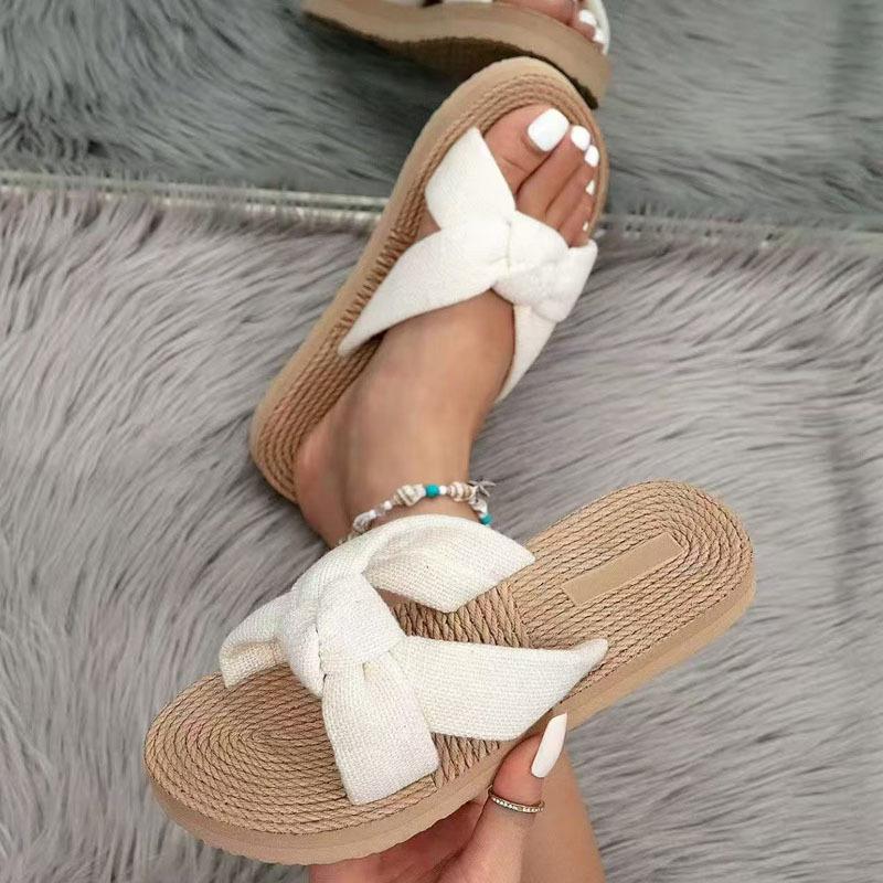 Summer Eva New Female Slippers Fashion Flat Wedge Sandals