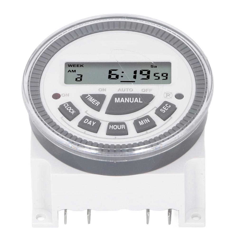 Digital Timer 1 Min To 168 Hours 7 Day Timer Switch 10A DC12V Input LCD Display Time Controller