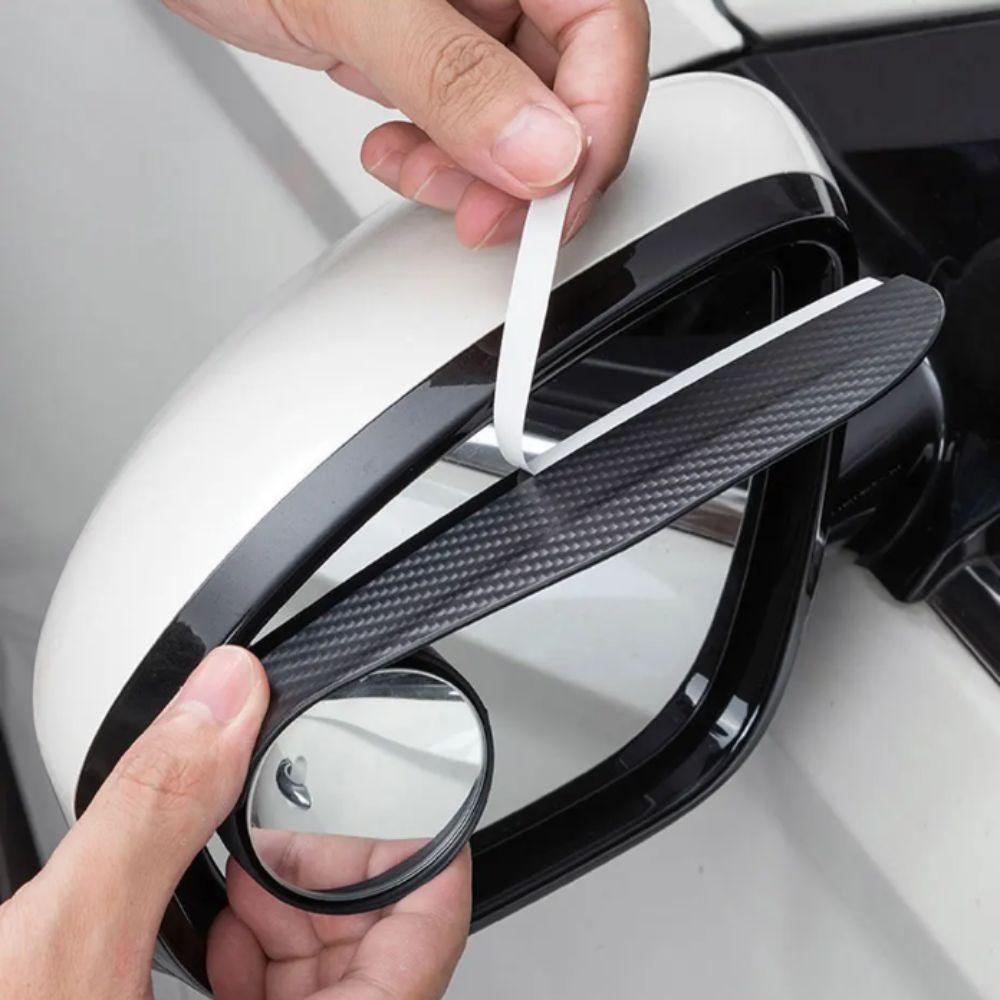 Carbon Fiber Blind Spot Mirror 360 Degrees Car Mirror Accessories Rearview Mirror Snow Conditions