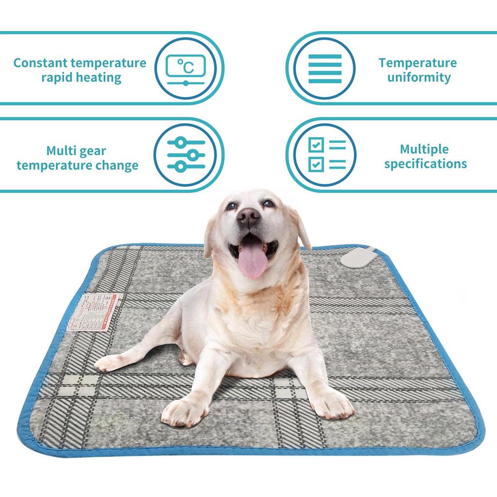 Электрическое одеяло для собак и кошек, термопрокладки для домашних животных, зимний теплый нагревательный коврик для маленьких птиц
