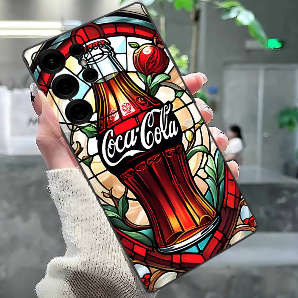 Coca-cola Vintage Phone Case For Samsung S 24 Fe 25 Ultra Plus 20 Lite 21 30 22 23 24 22 Ultra 5G Fundas