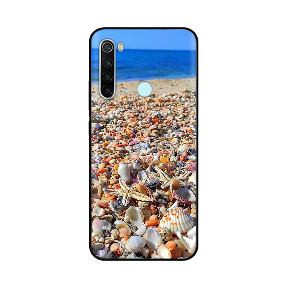 Для Xiaomi Redmi Note 8T Чехол с узором Полная защита Мягкий жидкий силикон Мультяшный чехол для Redmi Note 8T Note8T Оболочка Fundas