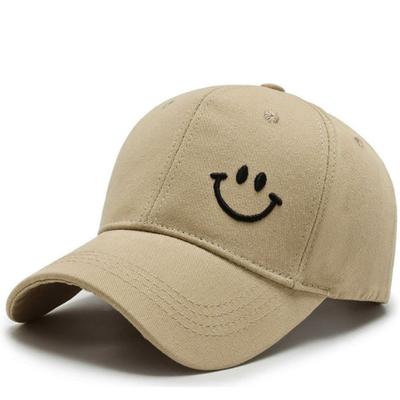 Кепка Nico-chan с вышивкой улыбающегося лица и солнца, унисекс, для улицы, защита от УФ, стильная, простая, регулируемая, с вырезом, (бежевый)