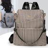 Houndstooth Print Backpack Women's Lightweight Large Capacity Commuter Travel Backpack