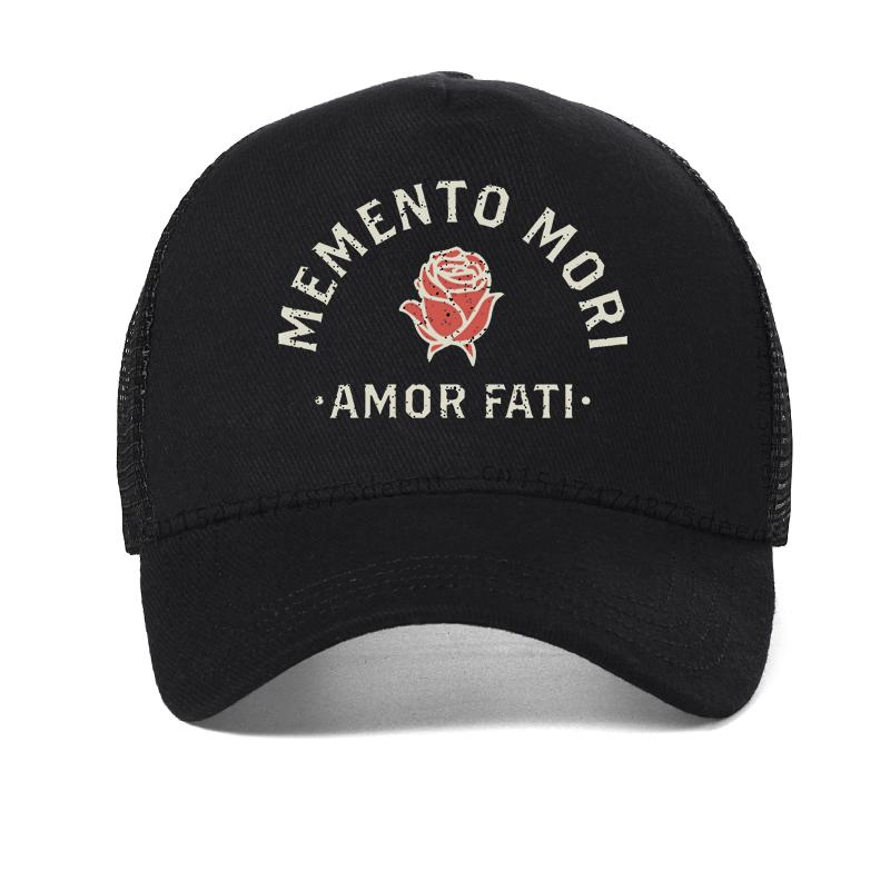 Шляпа-череп в стиле стимпанк Для мужчин Memento Mori Философия Стоицизм Amor Fati Бейсболка крутая шиповник Хип-хоп шляпы