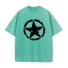 100% Cotton 230gsm Washed Old Craft Oversized T Shirt Big Size O-neck Oversized Men Tshirt Cool T-shirt Women Tee Shirts Tops
