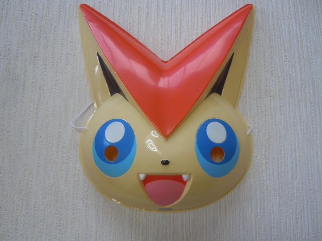 Pokémon Маска Victini 494 Аниме Персонаж Фестивальная Маска Нет