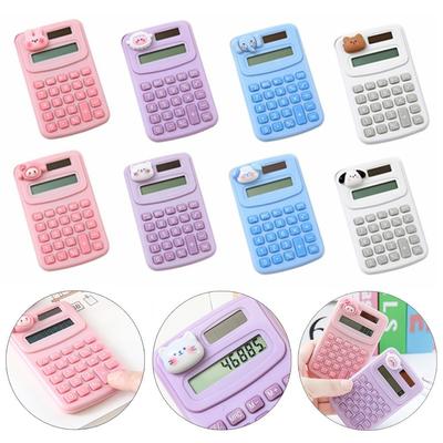 Пластиковый мини-калькулятор, 8-значный бухгалтерский калькулятор, прочный математический калькулятор для офиса