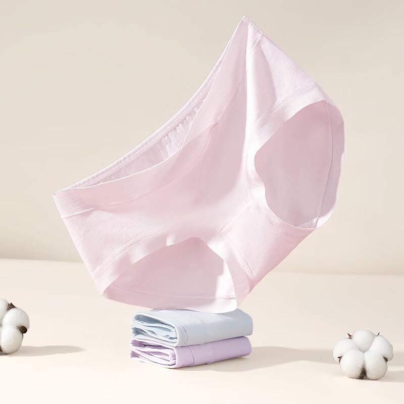 Fenteng Women's Antibacterial Cotton Briefs 3-Pack