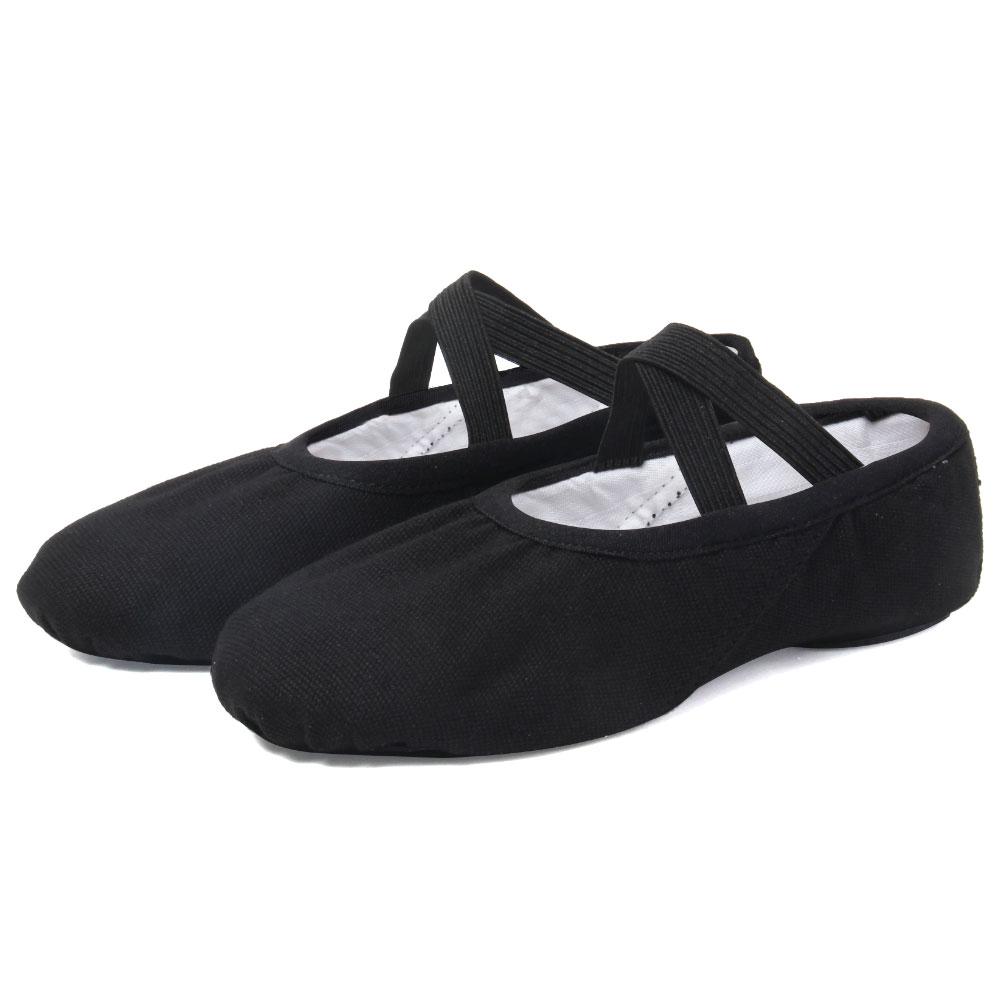 Балетные туфли для девочек, парусиновые балетные тапочки на мягкой подошве, детские балетки для практики, женская танцевальная обувь