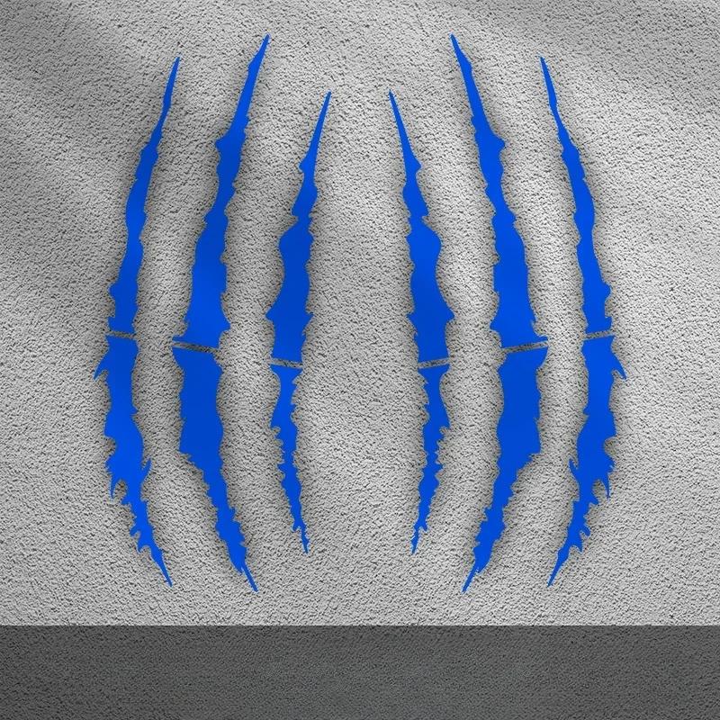 2 шт. наклейки на мотоцикл Monster Claw Scratch для мотокросса, виниловые наклейки для шлема Aprilia KTM Kawasaki YAMAHA SUZUKI HONDA