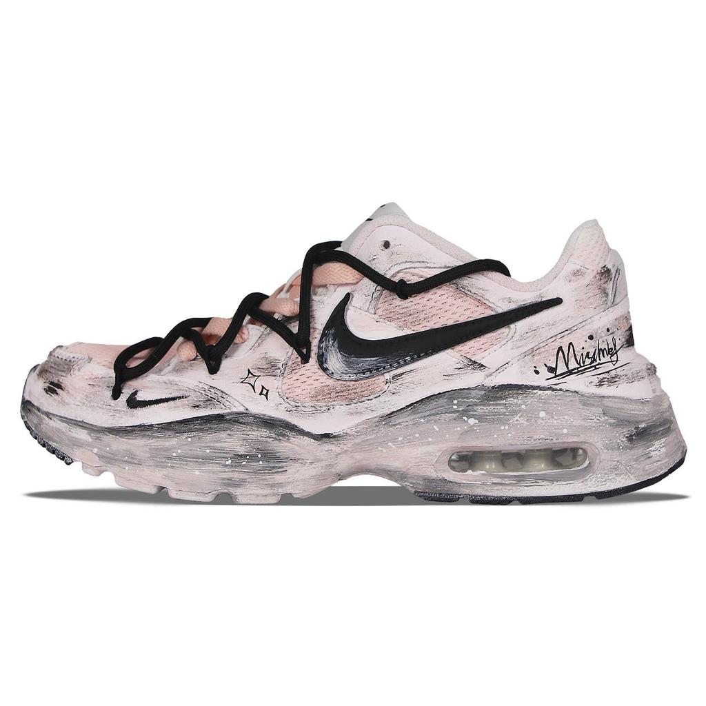 Nike Air Max Fusion Нескользящие Износостойкие Нескользящие Износостойкие Низкие Беговые Кроссовки Женские CJ1671-100(Команда115-)