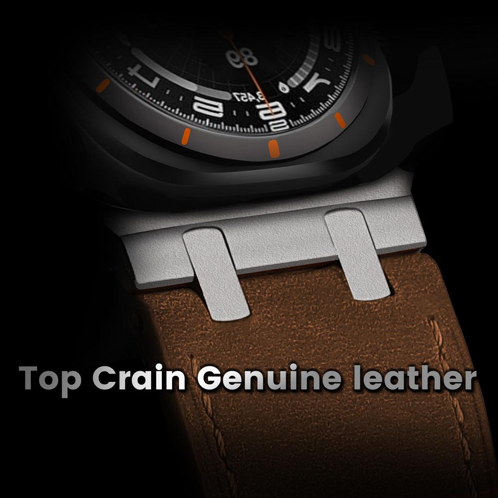 For Samsung Galaxy Watch 7 Ultra Smartwatch Band for Galaxy Watch Ultra 47mm Bracelet Belt Correa Accessorie Leather Watchstraps