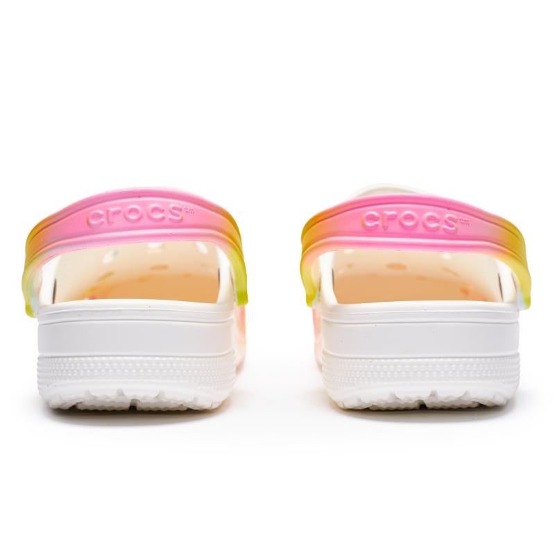 Crocs Classic Clog 811 Manufacture Персик Манго Специальная Обувная Коробка Клоги Унисекс Белый Розовый Желтый