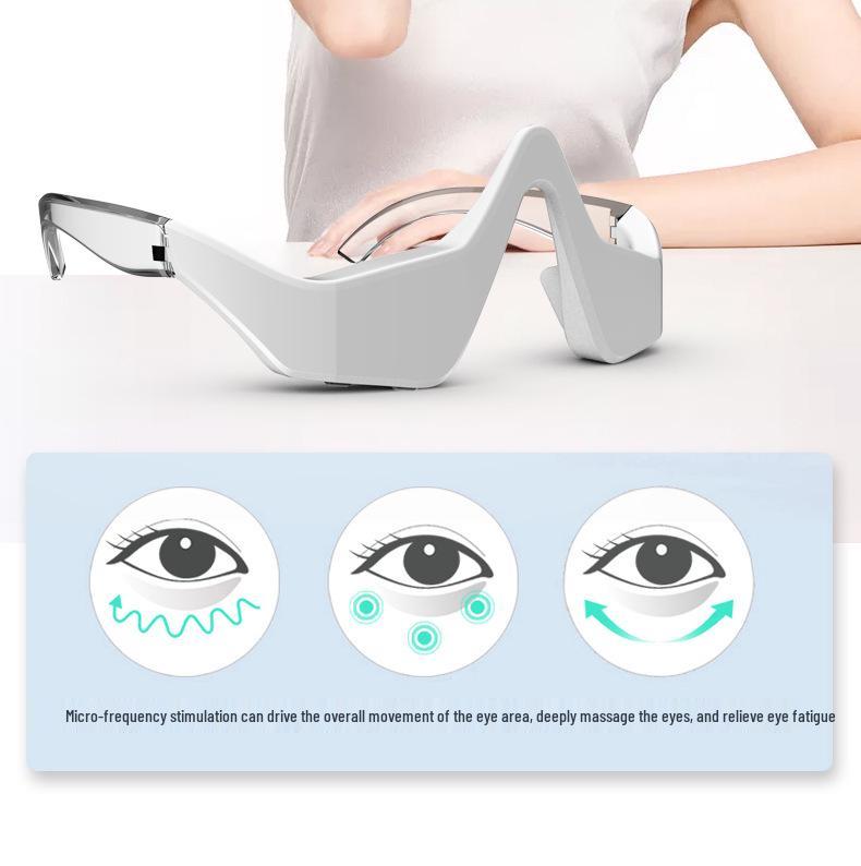 Массажер для кожи вокруг глаз EMS: Уменьшает темные круги и мешки под глазами