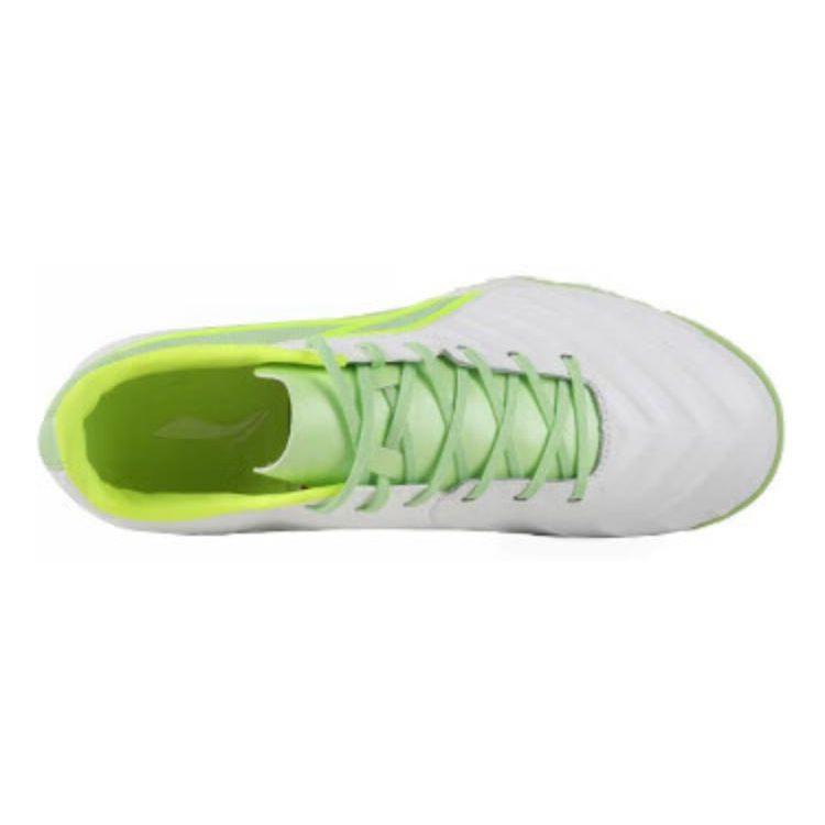 Li-Ning Synthetic Leather AG Artificial Turf Shock Absorbing Non-Slip Durable Football Shoes Men Football Shoes Sky-Green ASTT015-1