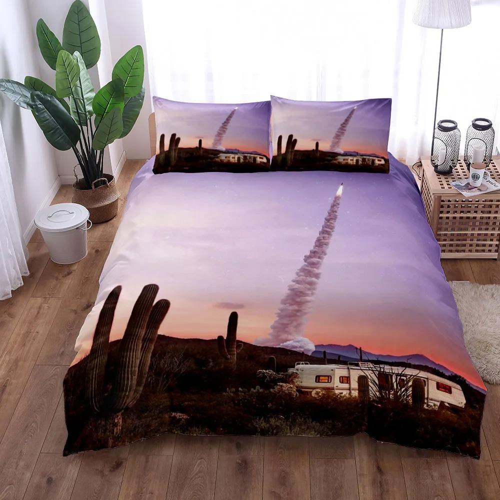 Astronomy Day Duvet Cover Collection King Queen Double Full Twin Single Size With Bed Linen Collection
