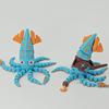 1/2 шт. 3D-печатная фигурка кальмара, подвижные суставы, имитация осьминога, снятие стресса, шарнирная морская фигурка, игрушка-фиджет, настольное украшение