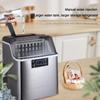 Новая небольшая коммерческая машина для производства льда с автоматическим впуском воды, мини-автоматическая бытовая машина для производства кубиков льда 252x360x371 мм