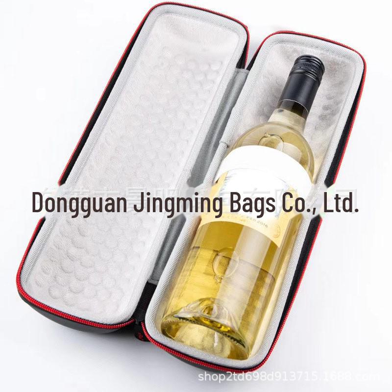 Портативная водонепроницаемая сумка для хранения красного вина из ЭВА - устойчивая к давлению переноска