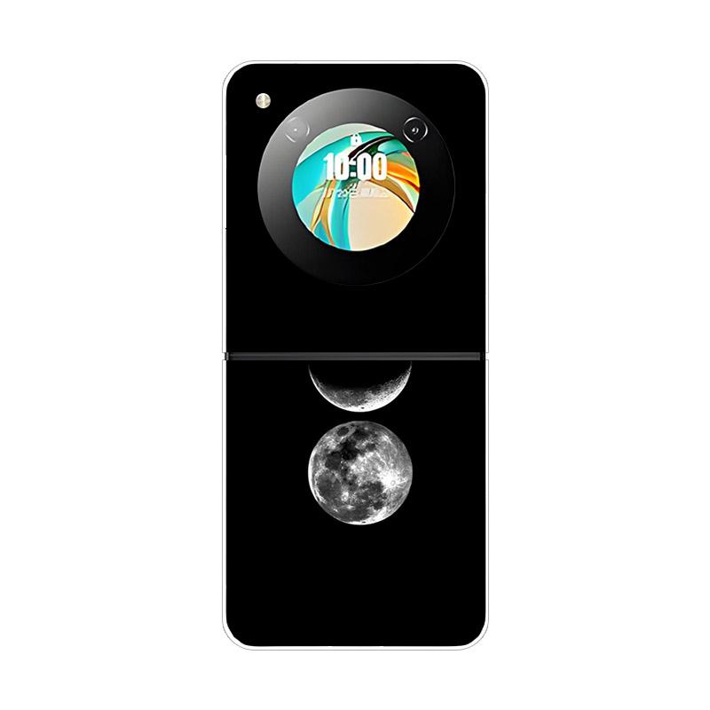 Чехол для ZTE Nubia Flip NX724J Модный Расписной Прозрачный Жесткий ПК Складной Для ZTE Libero Flip 5G A304ZT Прозрачная Крышка Телефона Funda