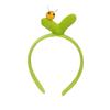 Bean Sprout Flowers Headband Cartoon Plush Flower Hair Hoop Cute   Daily