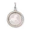 Goods Platinum Pendant Top Horse Coin Elizabeth Design Frame [Happy Shop] 1/10oz