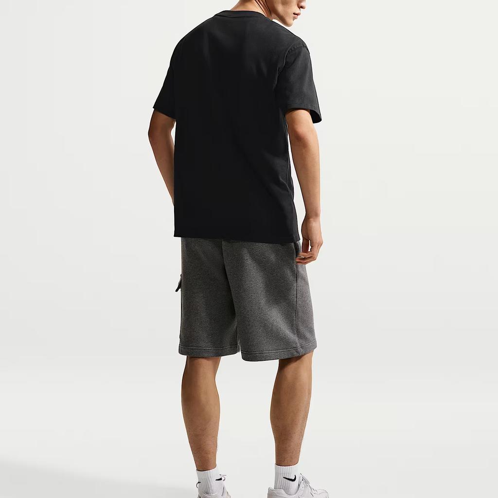 Nike Спортивные футболки Мужские Черные С круглым вырезом Умеренные IH1150-010
