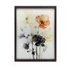 Kwiatowa Symfonia W Akwareli Kwiatowa Symfonia W Akwareli, 30X40 Cm, Rama Aluminiowa Czarna, Papier Matowy 230 Gsm