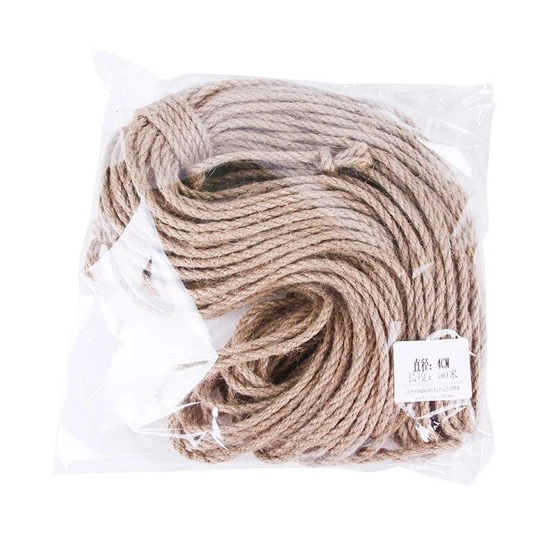 Natural Jute Scratch Guards Rope Pet Cat Scratching Twine Rolls Hemp Twisted Cord Macrame Paw Claw Furniture Protector