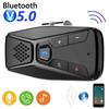 Car Bluetooth 5.0 Receiver Car Sun Visor Clip Car Bluetooth Adapter Hands-Free Phone Call Bluetooth Receiver Music Player