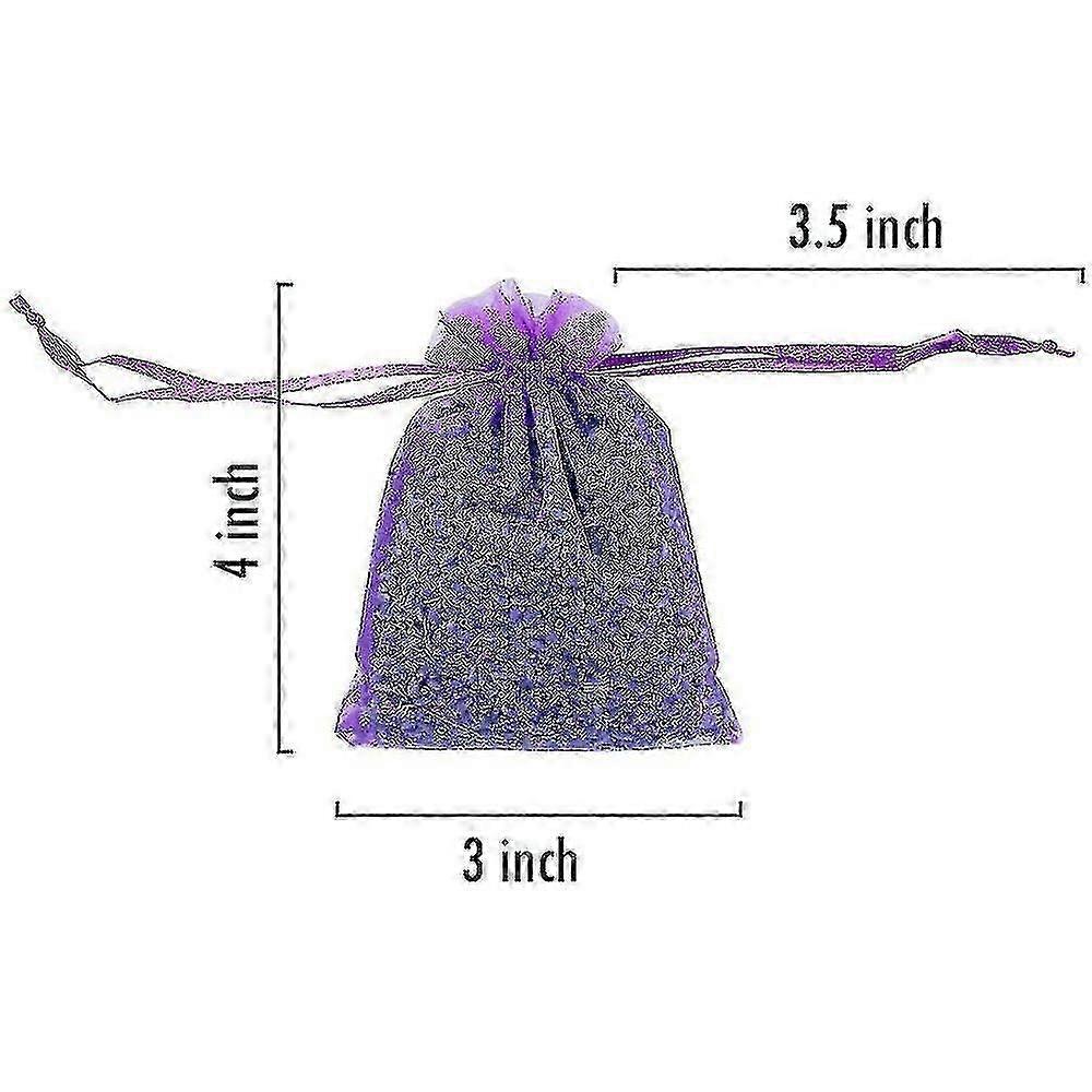 HJyang Dried Lavender Sachets Drawers Freshener Home Fragrance, 16 Sachet Bags CGB 26-27s