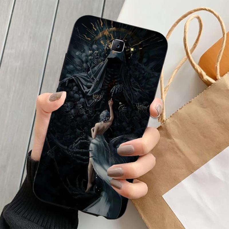 Чехол для телефона Ghost Knife для Samsung Note 9 10 20 Plus Pro Ultra J6 J5 J7 J8 Мягкий черный чехол для телефона