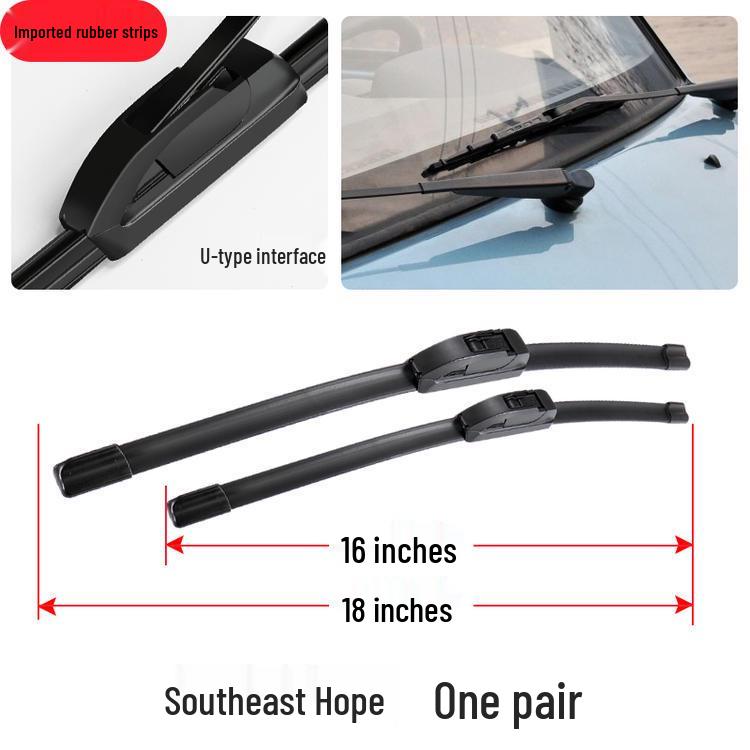 Southeast Xiwang Special Boneless Wiper: Original Delica Car Rubber Wiper Blade.