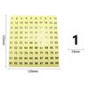 100Sheets 1-100 Labels Number Stickers Nail Polish Color Sorting Stickers  Lipstick Color