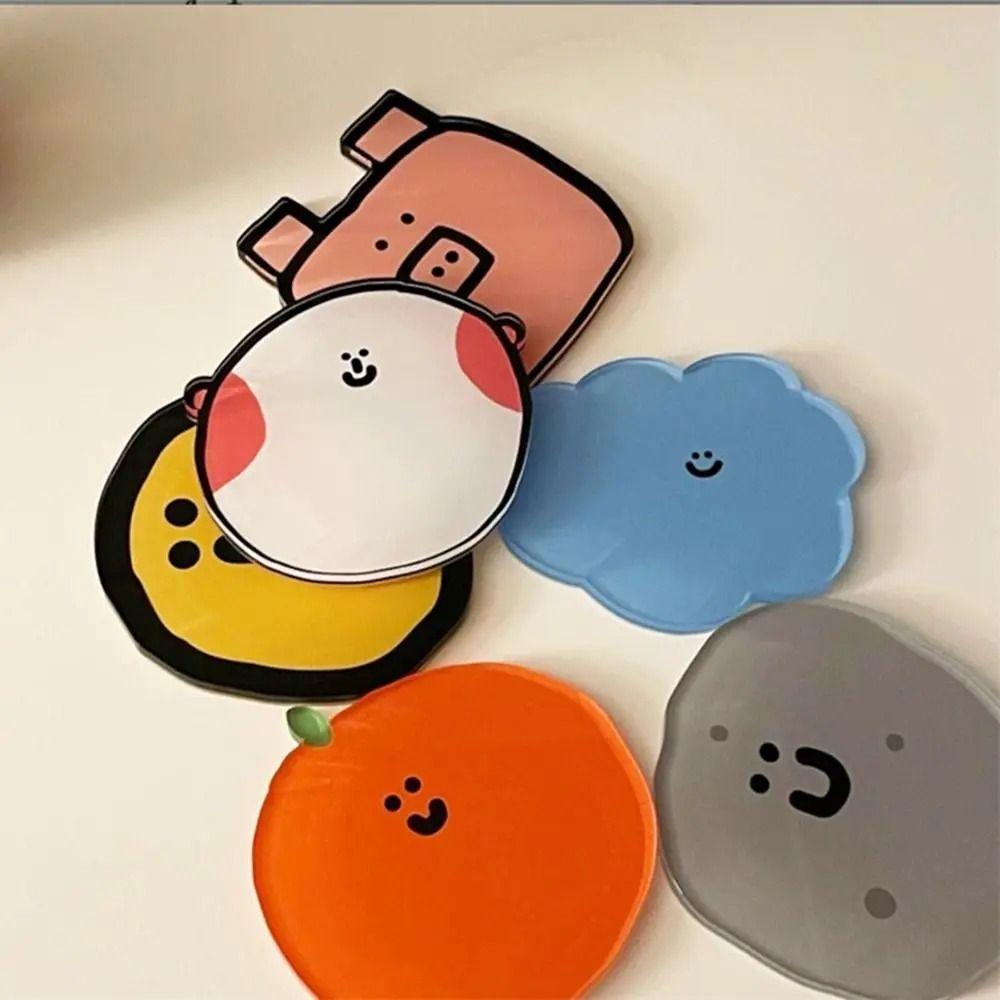 Acrylic Heat Insulation Pad Cartoon Tea Cup Mat Ins Coaster Home