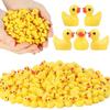 Mini Resin Yellow Duck Ornament (10/30/50/100PCS) - DIY Accessories, Micro Landscape, Dollhouse & Cake Decoration