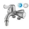 With Tape Stainless Steel Faucet with Washing Machine Outlet Angle Valve Faucet  Toilet Diverter