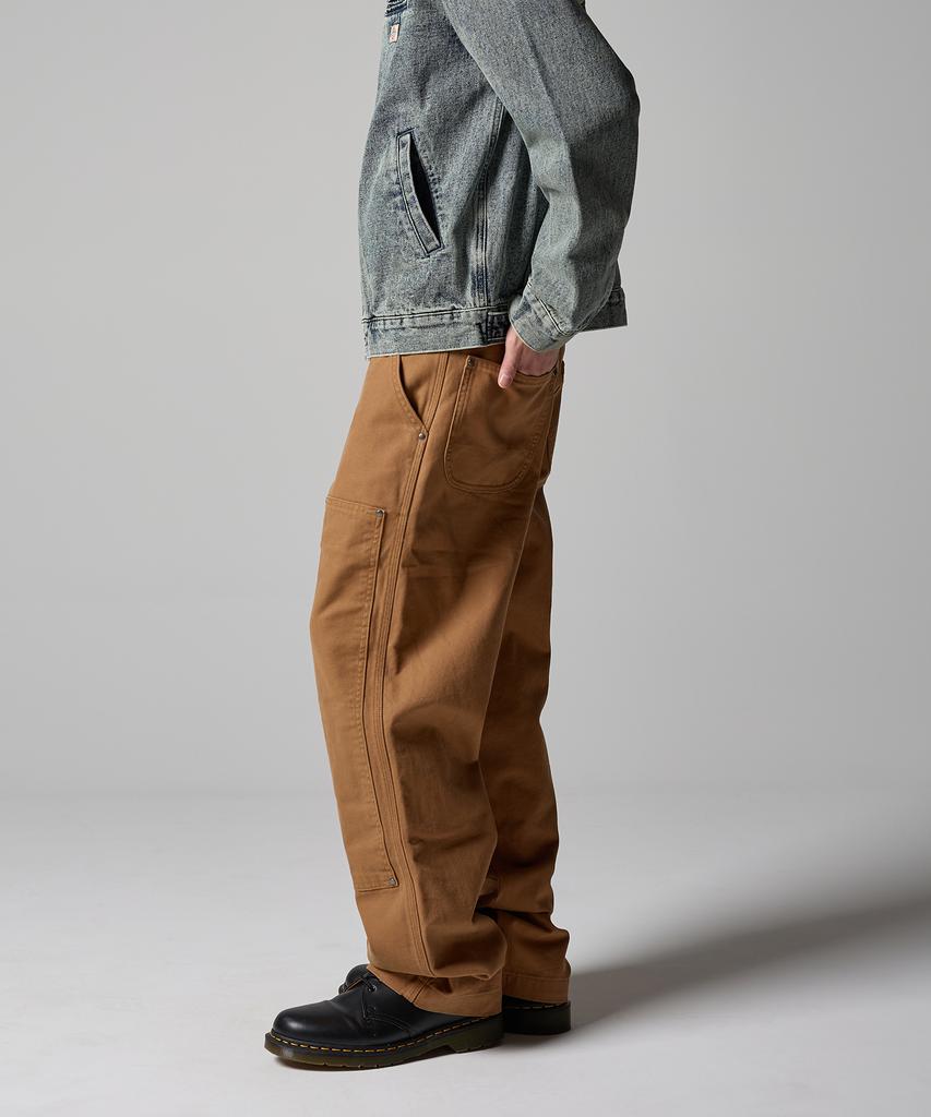 Dickies Двухколенные брюки из стираного утиного холста, цвет коричневая утка