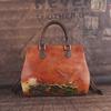 "2023 Women's Retro Cowhide Shoulder Bag - Multifunctional and Stylish"