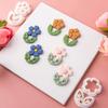 Clay Cutter Leaf Flower Shape Clay Earring Molds for Earrings Making Clay Earring Cutter Tool for Jewelry Making
