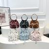 Bag 2025 New Niche Design Rivet Bag Foreign Style Hot Girl Portable Bucket Bag Female Messenger High Sense