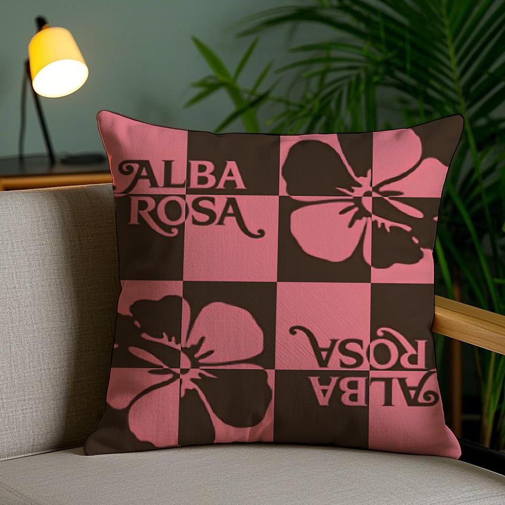 Модная A-Alba R-Rosa Чехол для подушки-кушона Плюшевая ткань Мягкий Двусторонний Печатный Невидимая молния Чехол для диванной подушки Домашний декор